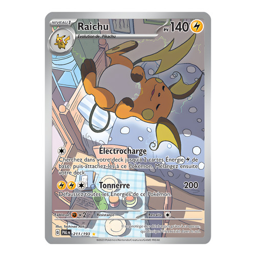 Raichu 211 193 carte - raichu, 211/193