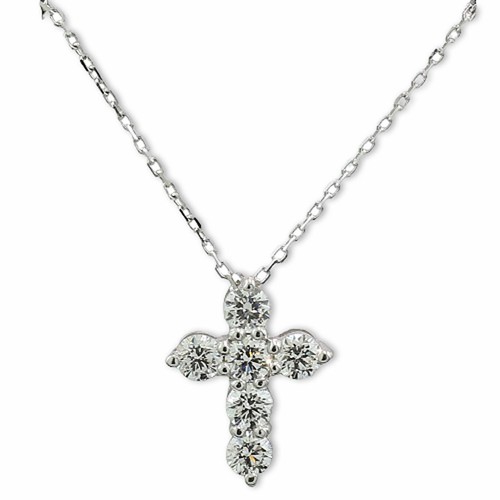 Croix pendentif sur chaîne - en,