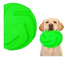 Jouet Flyer Frisbee en Caoutchouc Plein Air pour Chien - Vert