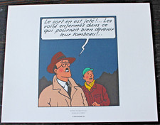 LITHO EX LIBRIS TINTIN EXTRAIT