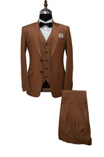Hommes Marron Costumes