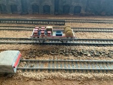 WAGON PLAT JOUEF 1/87 HO SOCIETE TRAVAUX/FRET FOG RAIL