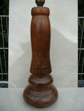 Australian "Black Boy" Wood Table lamp Hand-Turned, Vintagea