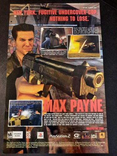2001 max payne playstation - 2001,