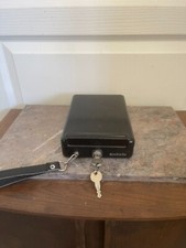 Ancien Coffre Fort Acier Caisse Caissette BRABANTIA Trésor Monnayeur Clé