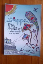 CARTE POSTALE POSTCARD FESTIVAL CERF-VOLANT KITE DIEPPE 2014