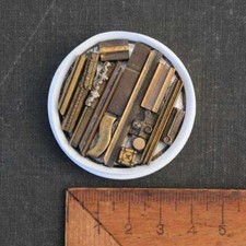 Lot de fers à dorer plaque