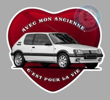 Sticker 205 peugeot vintage - sticker,