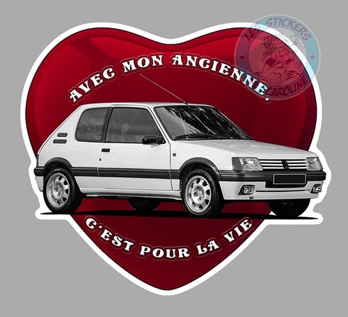Sticker 205 peugeot - sticker,
