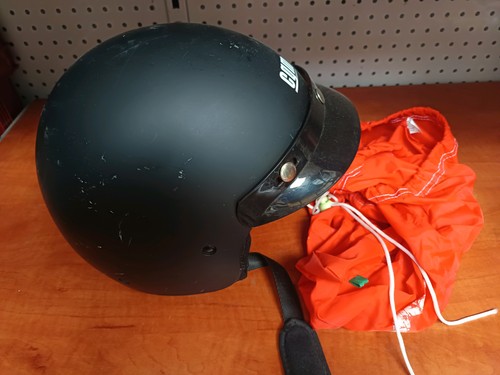 Casque jet moto scooter noir - casque,