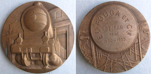 Médaille ets fouga cie - et,