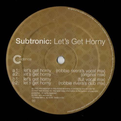 Subtronic let get horny - -, let's
