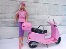 Barbie VTG City Scooter rose
