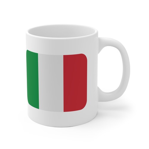 Tasse mit italien flagge - tasse,