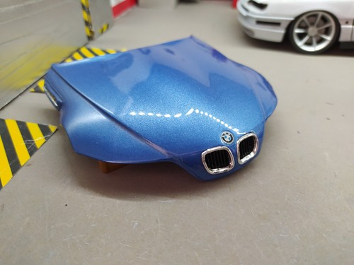 Capot bleu bmw z3 m - 1/18,