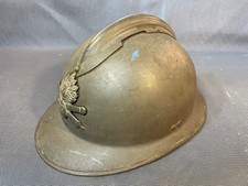 Casque Adrian Artillerie Coloniale avec coiffe intérieure mais sans jugulaire