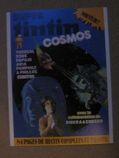 RARE AFFICHE/PLV 1982"SUPER TINTIN COSMOS"par ROSINSKI,THORGAL(Pilote,Spirou)