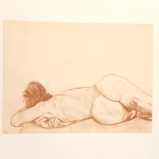 Étude de Nu Femme Allongée