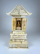 Pagode bouddha asiatique en os