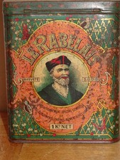 Ancienne Boite en Tole Lithographiée Le Rabelais Assaisonnement avec Etiquette