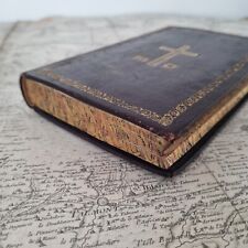 Livre Vicomte Walsh 1843 Belle Reliure Tranche Dorée Marbrée Fêtes Chrétiennes