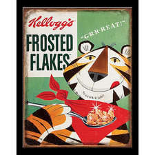 Plaque métal publicitaire