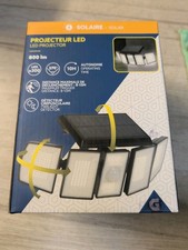 Projecteur LED solaire 800 lm
