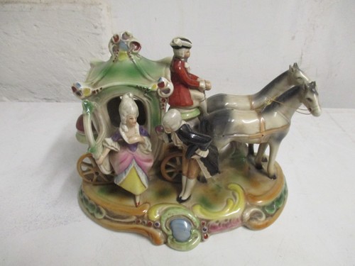 Ancien groupe porcelaine - groupe, en