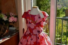 catimini robe neuve  8 ans ou 6 ans   fuschia vaporeuse doublee PROMO