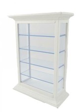 Vitrine D'Affichage Blanche Pour Maison De Poupées Mobilier De Magasin 1:12