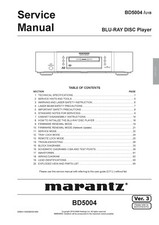 Manuel De Service Pour Marantz