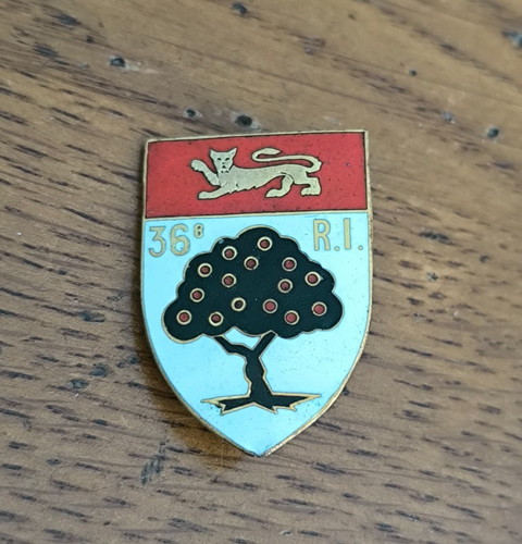 Insigne ri régiment - insigne, 36°