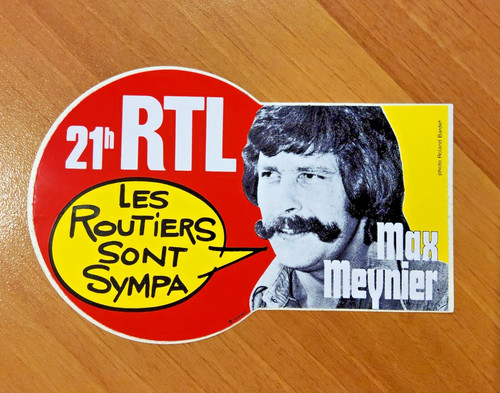 Max meynier autocollant radio - max,