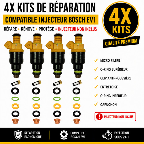 Kit réparation injecteur - 4x,