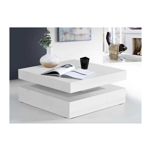 Table basse plateau rotatif - ,