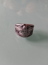 Bague Biker Aigle Argent 925