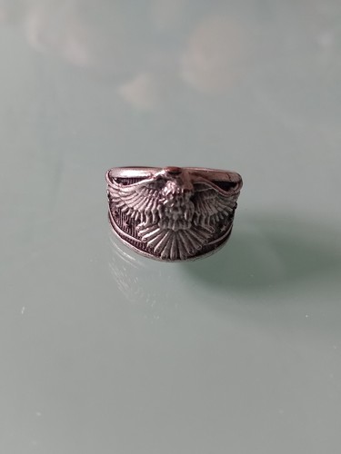 Bague biker aigle - biker, argent