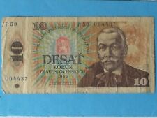 billet 10 korun 1986 tchecoslovaquie