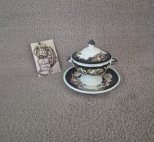 Soupière miniature porcelaine art édition hachette (d)