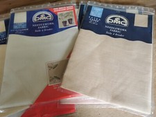 TOILE DE LIN À BRODER DMC - 11 FILS/CM - 28 CT  50X58CM / 46X42CM / 35X 45CM