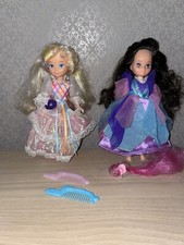 Dame Boucleline / Noir de Jais / Vintage lot 2 poupées lady lovelylocks