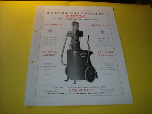 Depliant epoque pompe - depliant, a