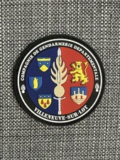 Ecusson gendarmerie Collection- Compagnie Villeneuve-sur-Lot PVC.