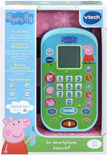 Vtech peppa pig smartphone - pig, le