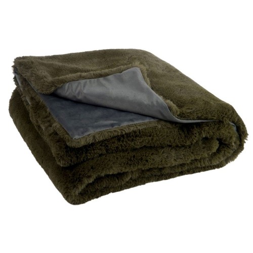 Plaid imitation fourrure - imitation,