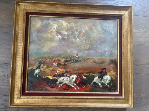 Hst tableau ancien henri d - tableau,