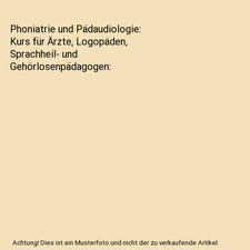 Phoniatrie und Pädaudiologie