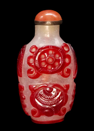 Tabatiere chinoise verre - chinoise,