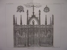 Belle et grande gravure