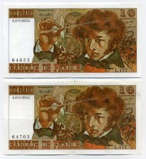 (3328) 2 BILLETS de 10 FRANCS